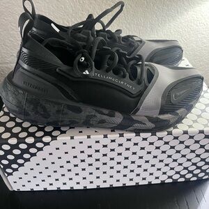 Adidas by Stella McCartney Black and Gray Athletic Shoes